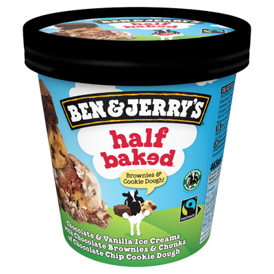 Ben & Jerrys Half Baked Ice Cream