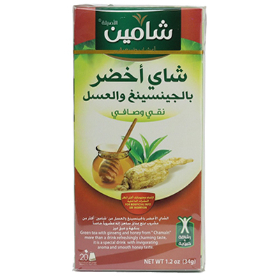 Chamain Green Tea With Ginseng & Honey