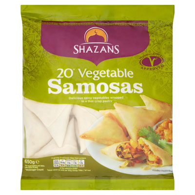 Shazans Vegetable Samosas