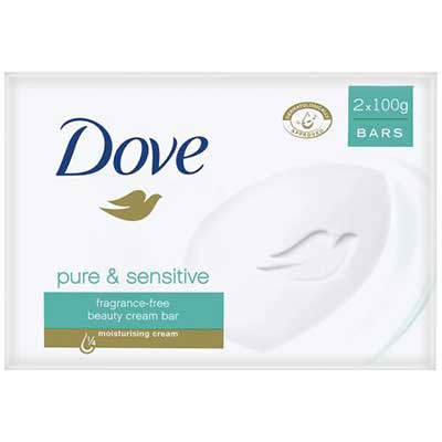 Dove Pure & Sensitive Cream Bar 2x