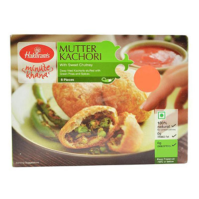 Haldirams Mutter Kachori 8pcs (frozen)