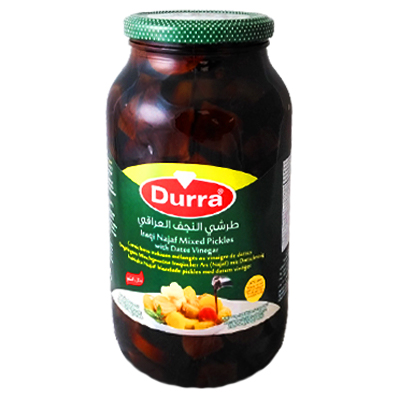 Durra Iraqi najaf mixed pickles with dates vinegar