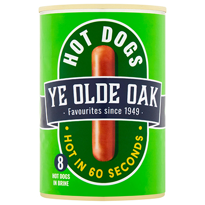 Ye Olde Oak 8 Hot Dogs in Brine