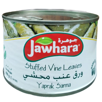 Jawhara stuffed vine leaves