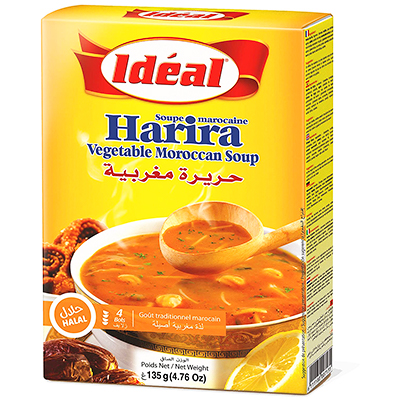 Ideal harira vegetable Moroccan soup