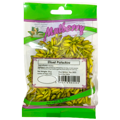 Mulberry Sliced Pistachios