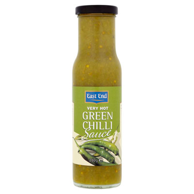 East End Very Hot Green Chilli Sauce