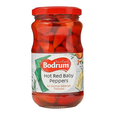 Bodrum Hot Red Baby Peppers