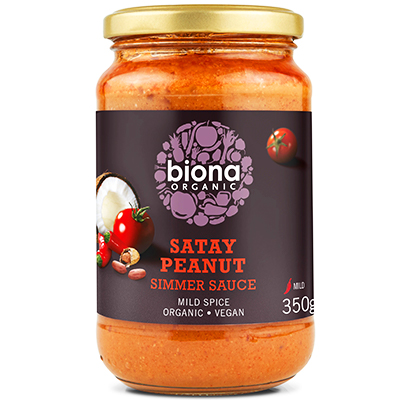 Biona satay peanut simmer sauce