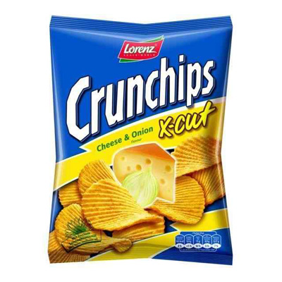 Lorenz Crunchips Cheese & Onion X-cut