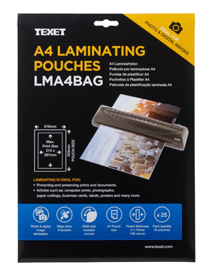 Texet Laminating Pouches