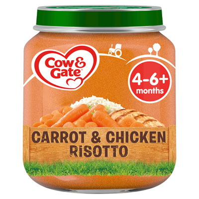 Cow & Gate Carrot & Chicken Risotto Jar