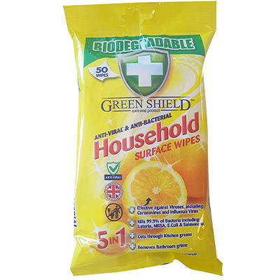 Green Shield Bio Degradable Surface Wipes