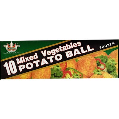 Crown Farms 10 Mixed Vegetables Potato Balls