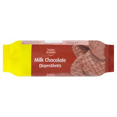 Happy Shopper Milk Chocolate Digestives