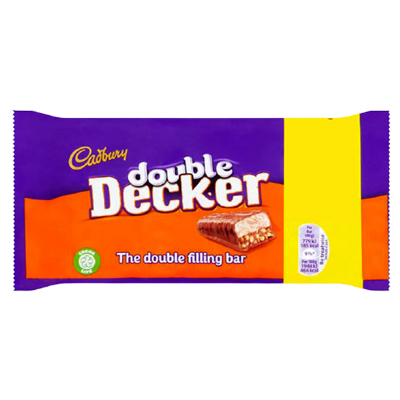 Cadbury Double Decker Chocolate Bar 4pk