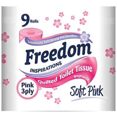 Freedom Soft Pink Toilet Roll