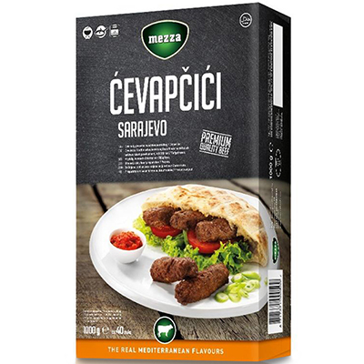 Mezza Cevapcici (shaped Spicy Beef)