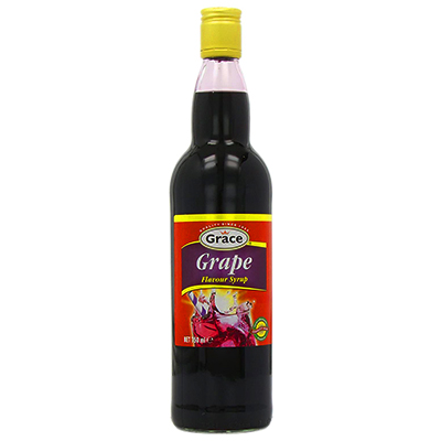 Grace grape flavour syrup