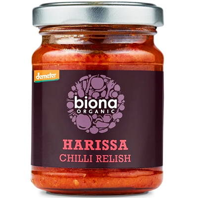 Biona harissa chilli relish