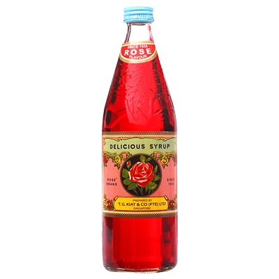 T.g.kiat Rose Syrup