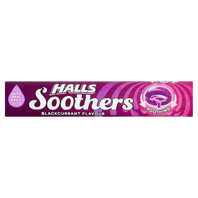 Halls Soothers Blackcurrant Juice Sweets