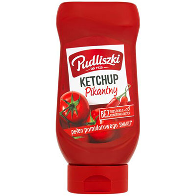 Pudliszki hot tomato ketchup