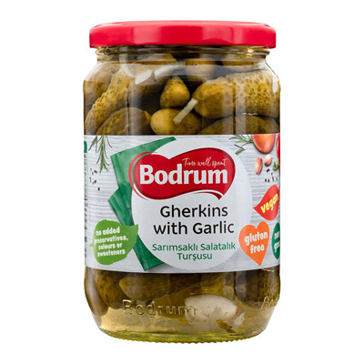 Bodrum Gherkins With Garlic