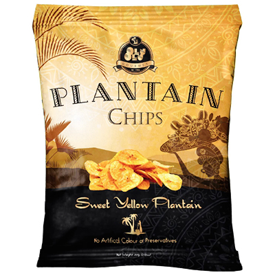 Olu Olu Plantain Chips Sweet Yellow