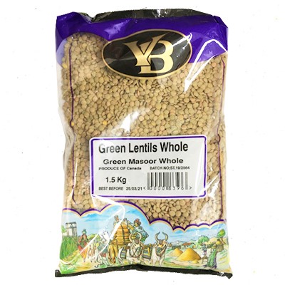 Vb Green Lentils Whole