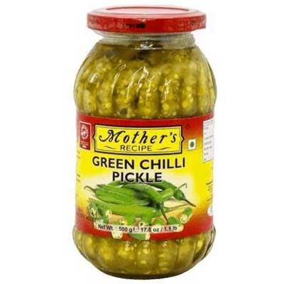 Mothers Green Chilli Pickle