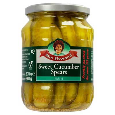 Mrs Elswood Sweet Cucumber Spears