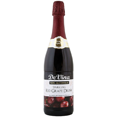 De Vina Sparkling Red Grape Drink