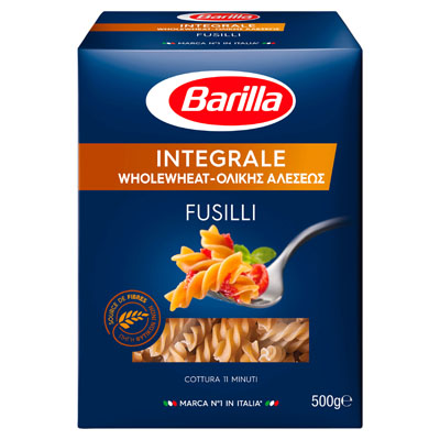 Barilla Whole Wheat Fusilli Pasta