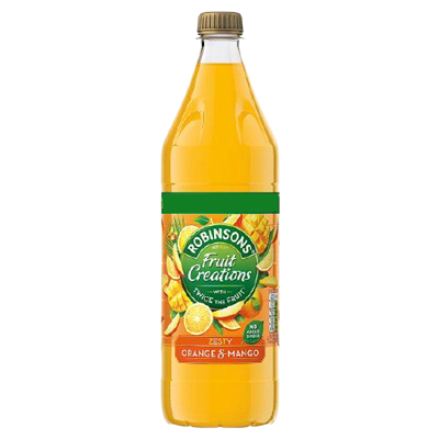 Robinsons Fruit Creations Zesty Orange And Mango