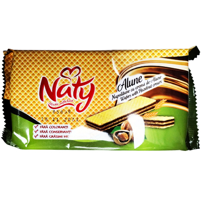 Naty alune hazelnut wafer