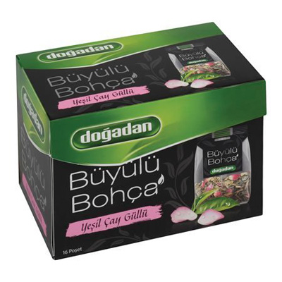 Dogadan Tea Bohca Green/rose