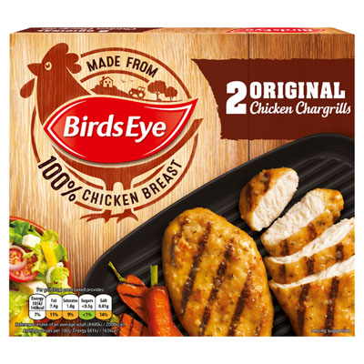 Birdseye 2 Original Chicken Chargrills Frozen