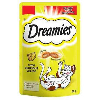 Dreamie Cat Treats With Cheese