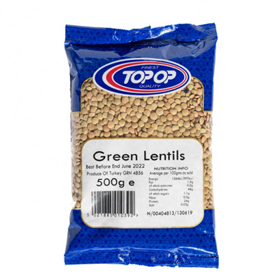 Top Op Green Lentils (green Masoor)