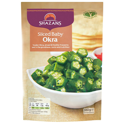 Shazan Baby Okra Sliced