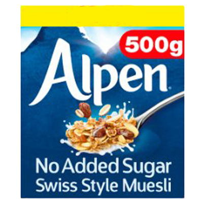 Alpen No Added Sugar Muesli Case