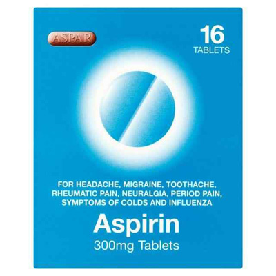 Aspar Aspirin 16 Tablets