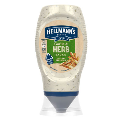 Hellmanns Garlic & Herb Sauce