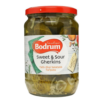 Bodrum Sweet & Sour Gherkins