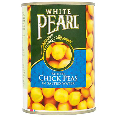 White Pearl Boiled Chick Peas In Salted Water