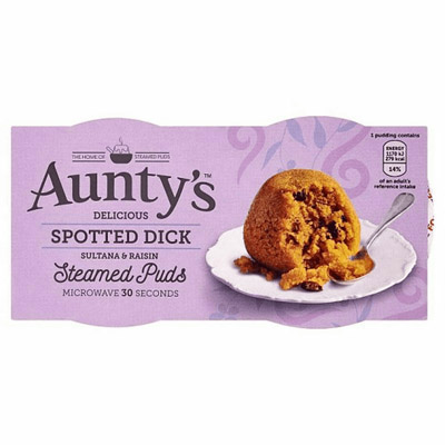 Auntys Steamed Puddings Spotted Dick