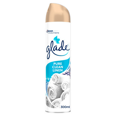 Glade Clean Linen Aerosol Spray Air Freshener