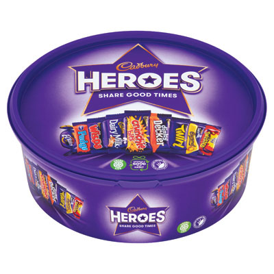 Cadbury Heroes Chocolate Tub